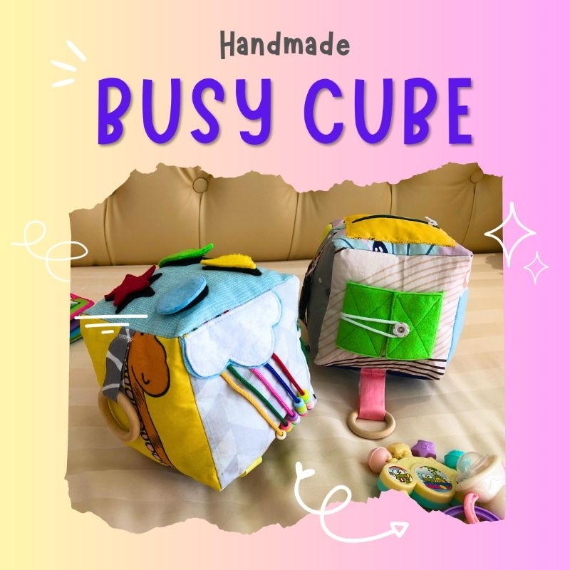 Busy Cube/Sensory Cube/Montessori Toys Edukasi Anak