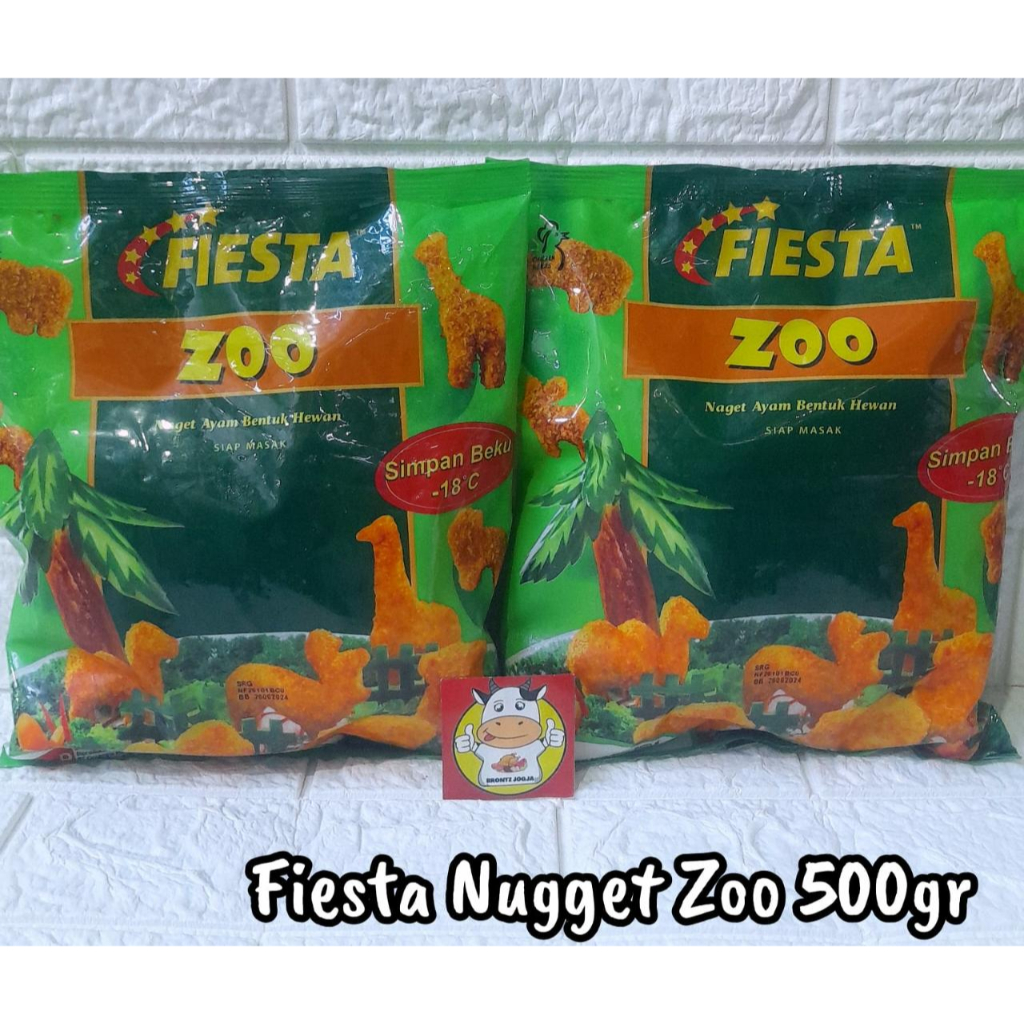 

FIESTA CHICKEN NUGGET ZOO 500GR - FROZEN FOOD - BRONTZ JOGJA