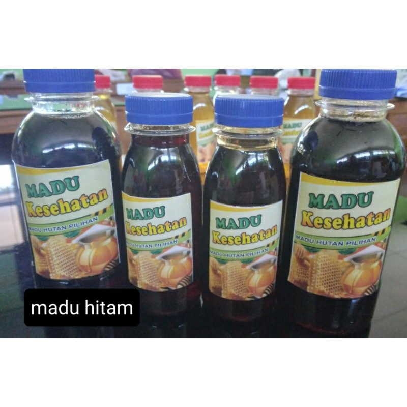 

madu hitam tawon klanceng 100ml madu hutan