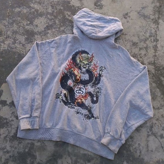 Hoodie Stussy Dragon Vintage