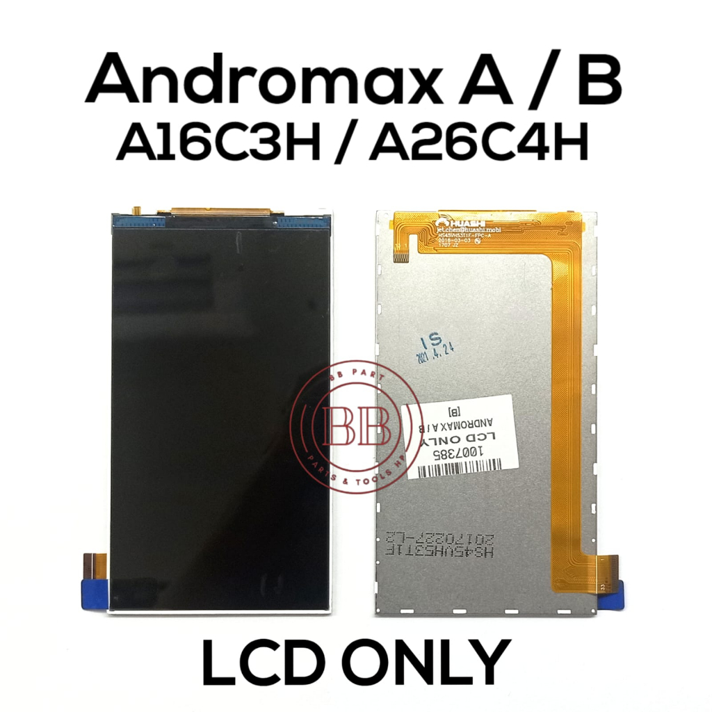 Original LCD Andromax A / Andromax B / A16C3H / A26C4H - LCD ONLY