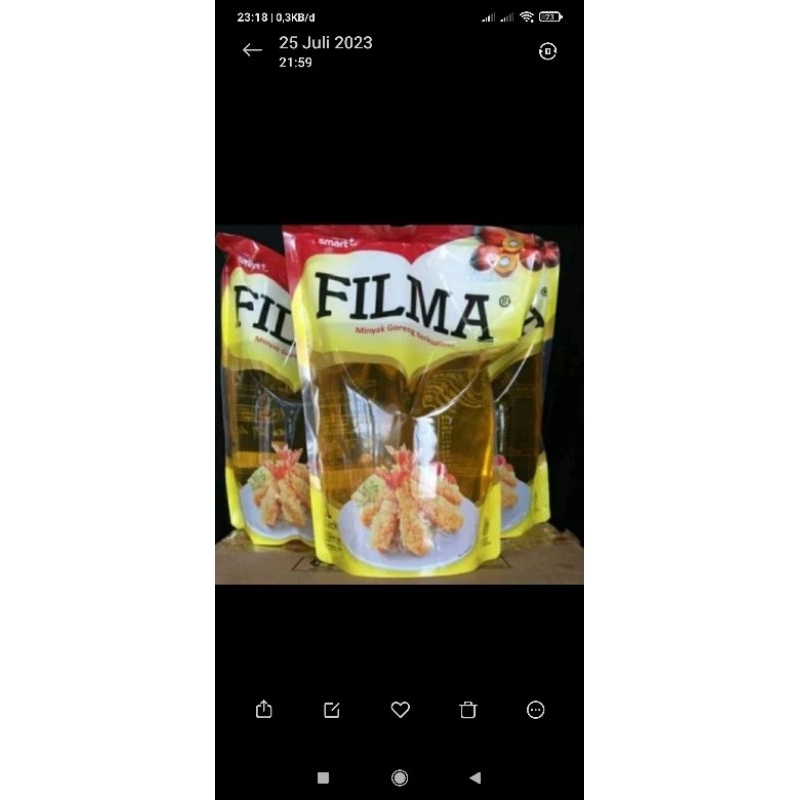 

minyak goreng Filma 2liter