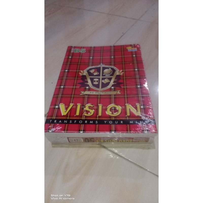 

buku tulis vision besar, buku tulis vision isi 50 lembar, buku tulis vision B5 isi 50 lembar