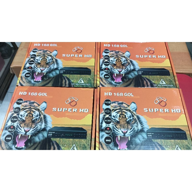 set topbox SUPER HD 168 GOL harimau