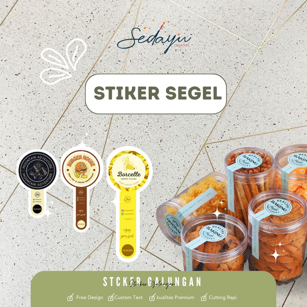 

Sticker Segel Box | Siker Segel Minuman | Stier Kemasan Costume | Sticker Stiker Seal | Stiker toples