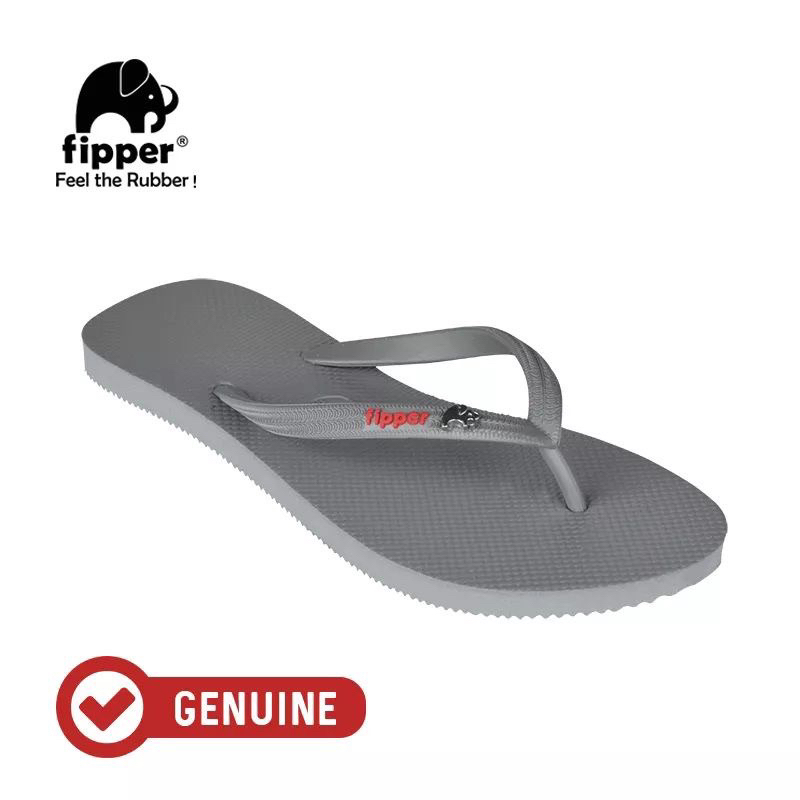 Fipper Glitter Grey Light Red