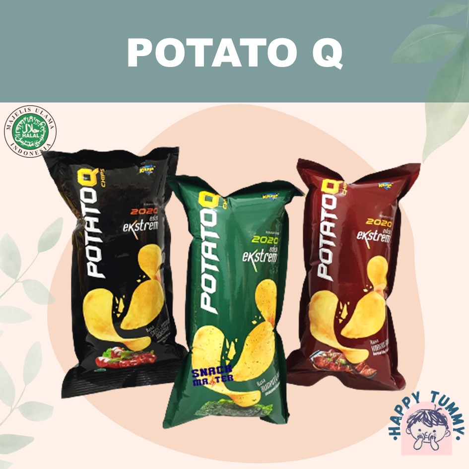 

Potato Q Chips 22gr. keripik. PAK