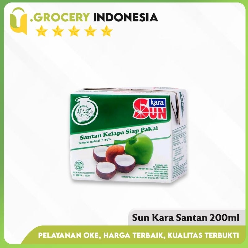 

Sun Kara Santen 200ml Santan Kelapa