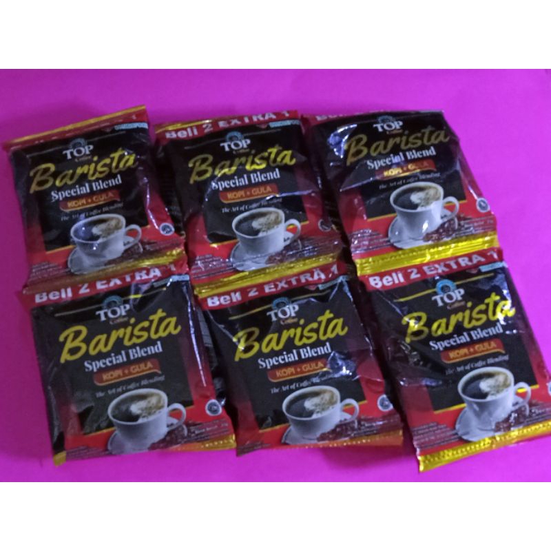 

Top Coffe Barista Spesial Bland 25 gr RENCENG ( 15 pcs )