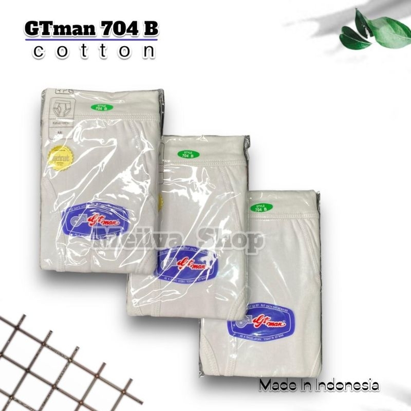 (3pcs)-CD GT MAN 704 B-CELANA DALAM PRIA DEWASA PUTIH-DALAMAN COWOK KATUN HARGA GROSIR-MEILVA SHOP