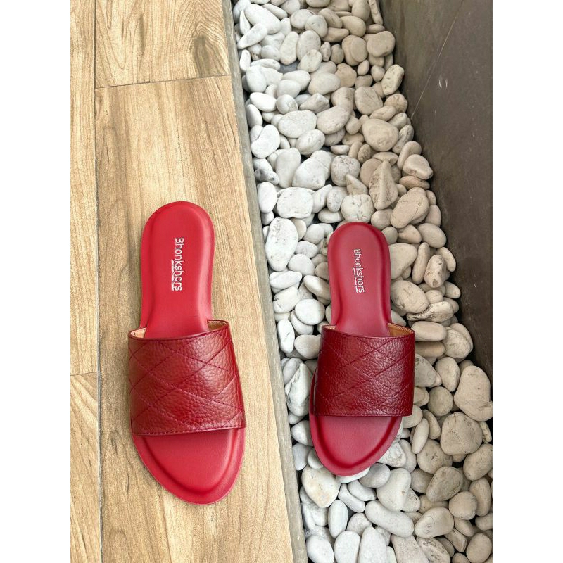 SANDAL WANITA KULIT BHONKSHORS CENEL FLAT