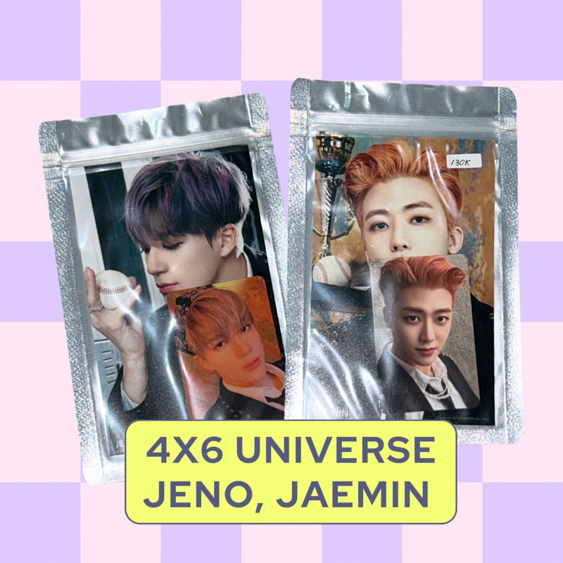 4x6 PHOTO + PC SET UNIVERSE NCT 2021 JENO JAEMIN