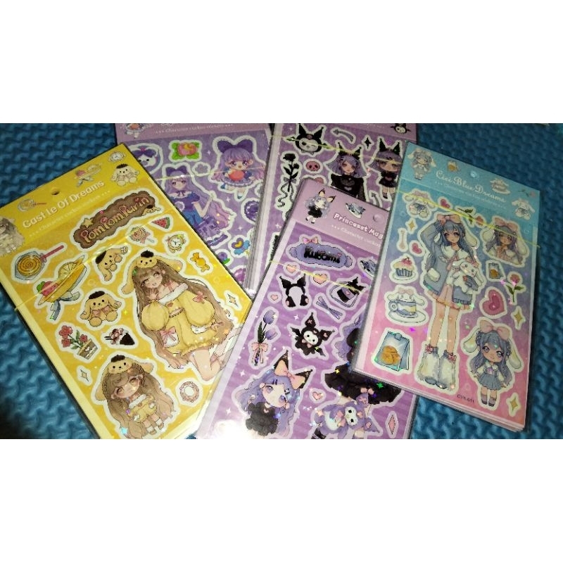 stiker anime sanrio lucu