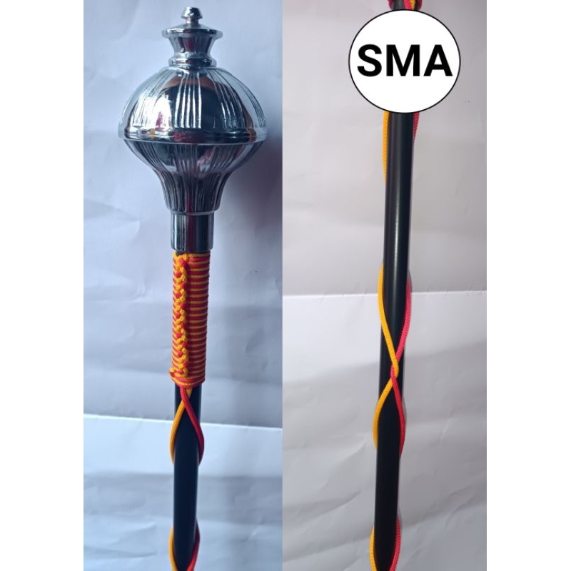 Tongkat mayoret SMA (mahkota)