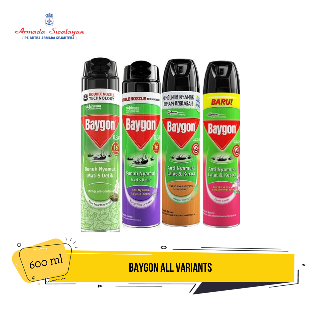 Baygon All Variants 600 ml