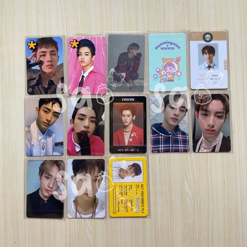 PC Photocard Winwin NCT 127 WAYV Official AC Cherry Bomb Sticker BTSK Sanrio SG20 Resonance Departur