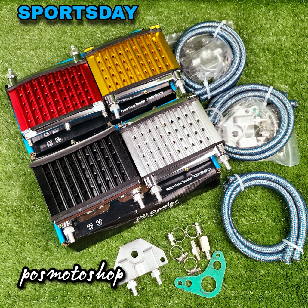 OIL COOLER COLLER MESIN PENDINGIN OLI RX KING CB GL BEAT VARIO SUPRA COOLER RADIATOR UNIVERSAL IMPOR