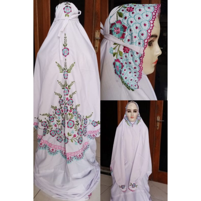 Mukena Polino Bordir Cantik Remaja