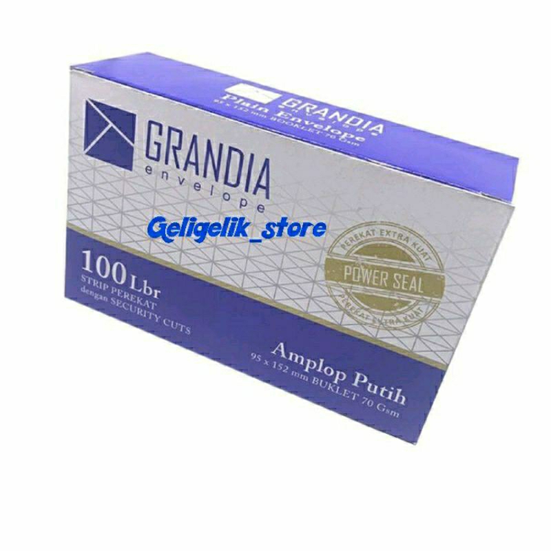 

(1 BOX) AMPLOP PUTIH GRANDIA 104