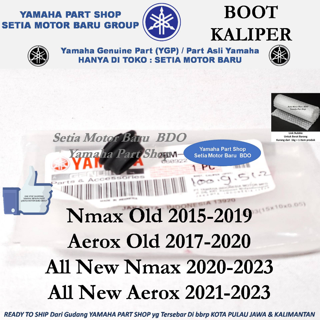 Boot Kaliper Karet Depan Nmax N Max Aerox Old All New Nmax N Max Aerox Ori Asli Yamaha Bandung