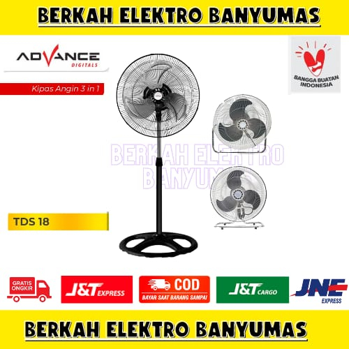 KIPAS ANGIN ADVANCE / KIPAS ANGIN TDS 18 / KIPAS ADVANCE 3 IN 1 TERMURAH