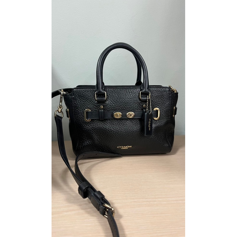 Coach Swagger Mini Black Mulus Authentic