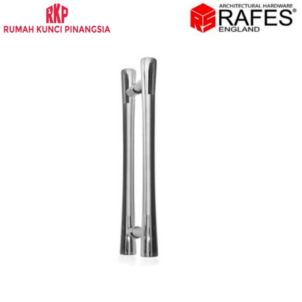 Pull Handle Gagang Puntu Tarik 35 / 40 / 45 / 60 cm Silver Solid Stainless Steel SUS 316 / 304 RAFES