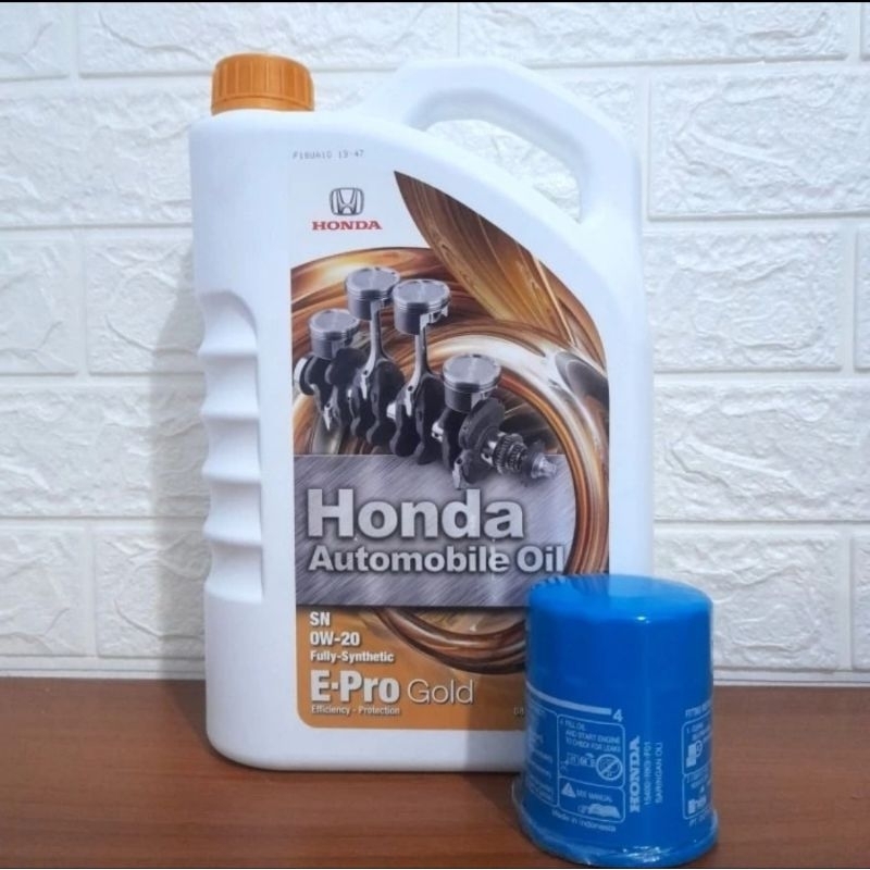 Promo paket oli honda epro gold 0w-20+filter oli brio mobilio jazz city freed brv crv dll