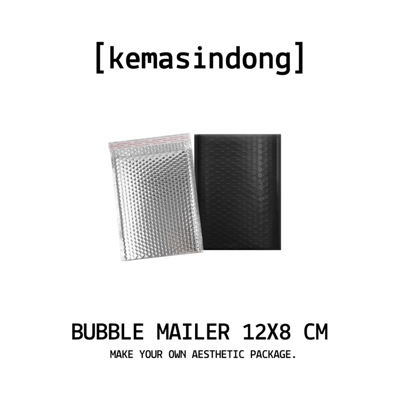 

KEMASINDONG BUBBLE MAILER 12x8cm FREE STICKER FRAGILE