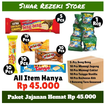 

Paket Jajanan Super Hemat 45000 All Item/Paket Snack/Paket hemat