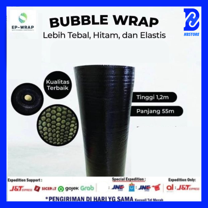 

Bubble Wrap Roll EP 120 CM x 55 Meter Premium Quality Tebal