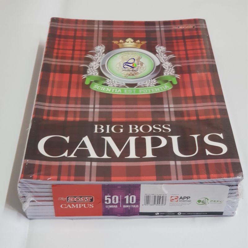 

Buku Tulis Big Boss Campus 50 Lembar