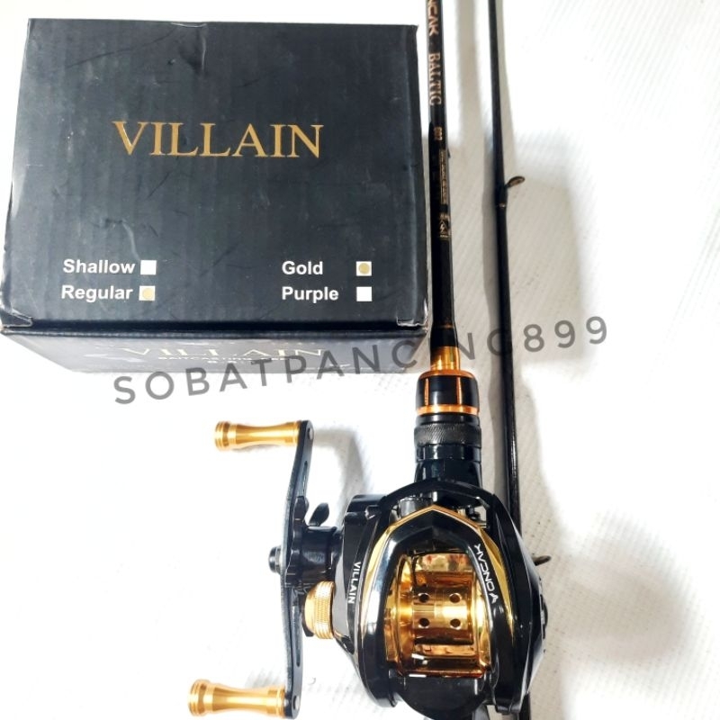 joran set casting ONCAK Oncak Baltic 180 + Casting Oncak Villain + PE 50M / SF