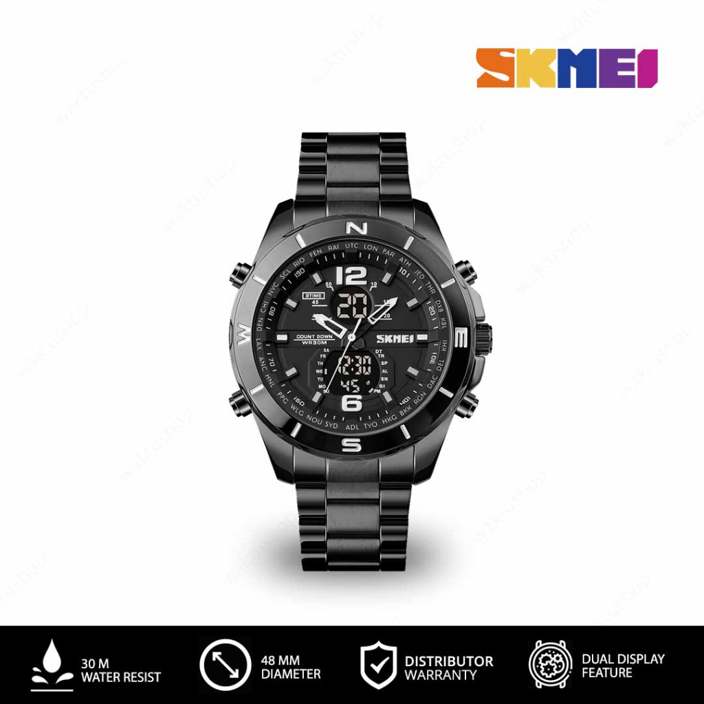 SKMEI 1670 Jam Tangan Dual Time