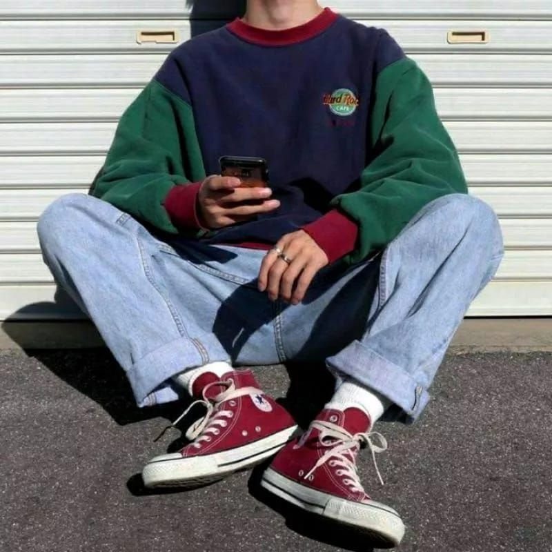 DISKON CELANA JEANS PANJANG REGULER PRIA LONGGAR KOREAN STYLE//CELANA KULOT JEANS PRIA GOMBRONG