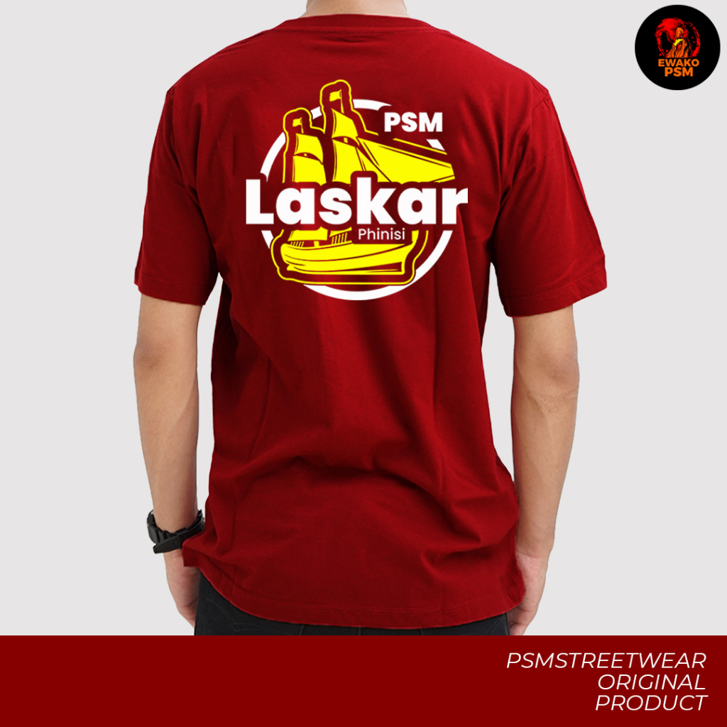 [PREMIUM] Kaos PSM Makassar Edisi Laskar Phinisi  / Baju PSM Makassar / Kaos Makassar / Tshirt PSM /