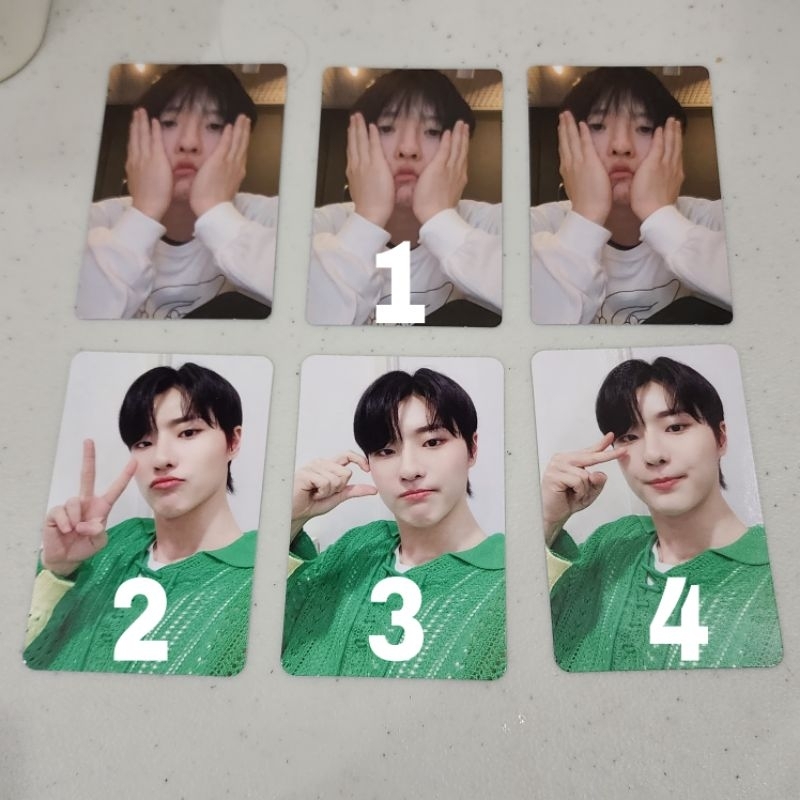 READY STOCK PC PHOTOCARD WOODZ CHO SEUNGYOUN OO-LI HOME ALONE BENE BENEFIT MAKESTAR