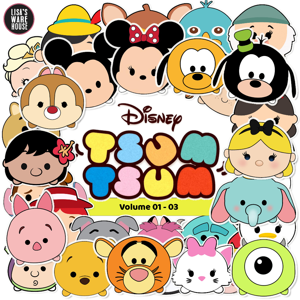 

Sticker Disney Tsum-Tsum Volume 01-03