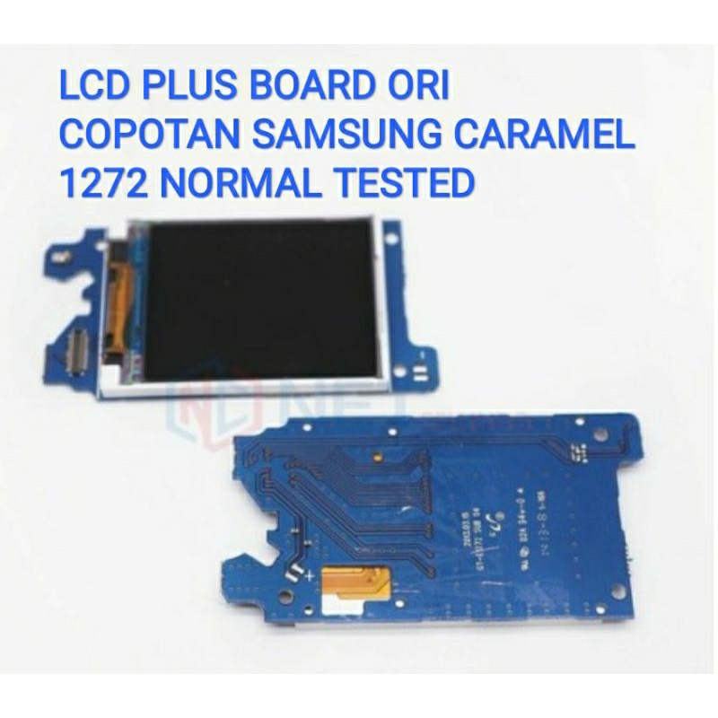 LCD PLUS BOARD BEKAA CABUTAN ORIGINAL SAMSUNG CARAMEL GT E1272 NORMAL TESTED GARANSI