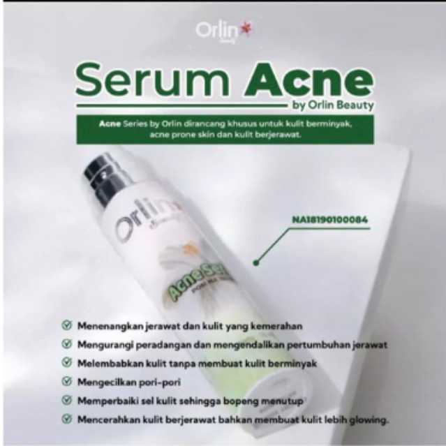 Serum acne orlin beauty