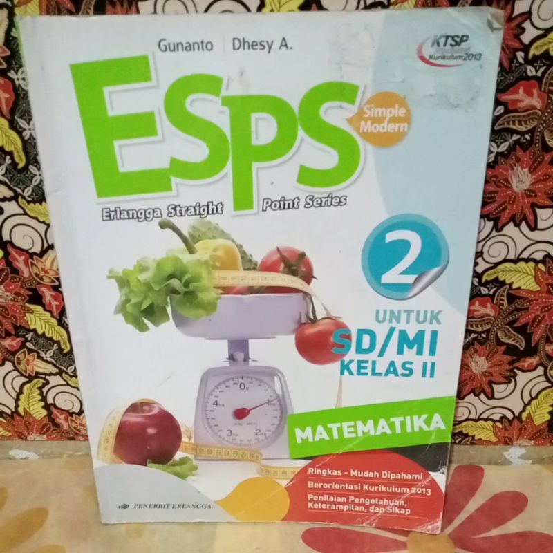 ESPS MATEMATIKA SD/MI KELAS 2 II KTSP BERORIENTASI K13