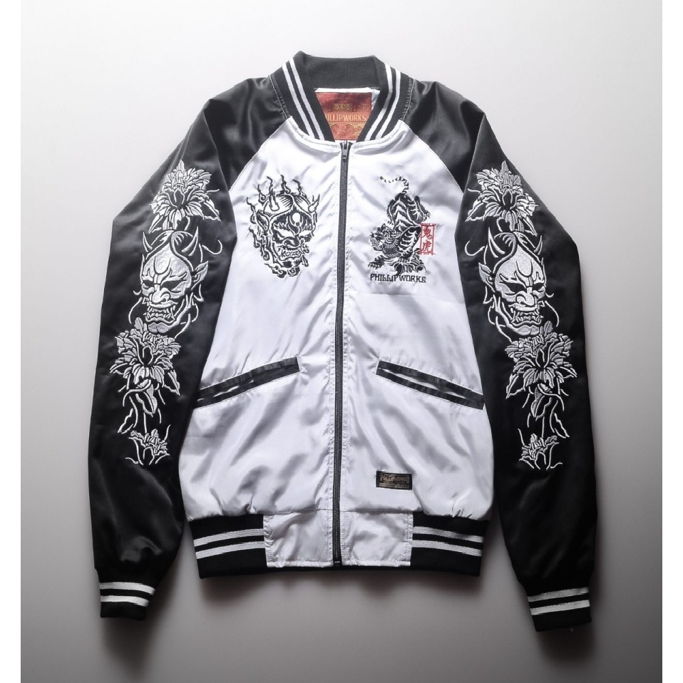 ORIGINAL JACKET ONI TIGER SUKAJAN - JAKET MOTOR VARSITY