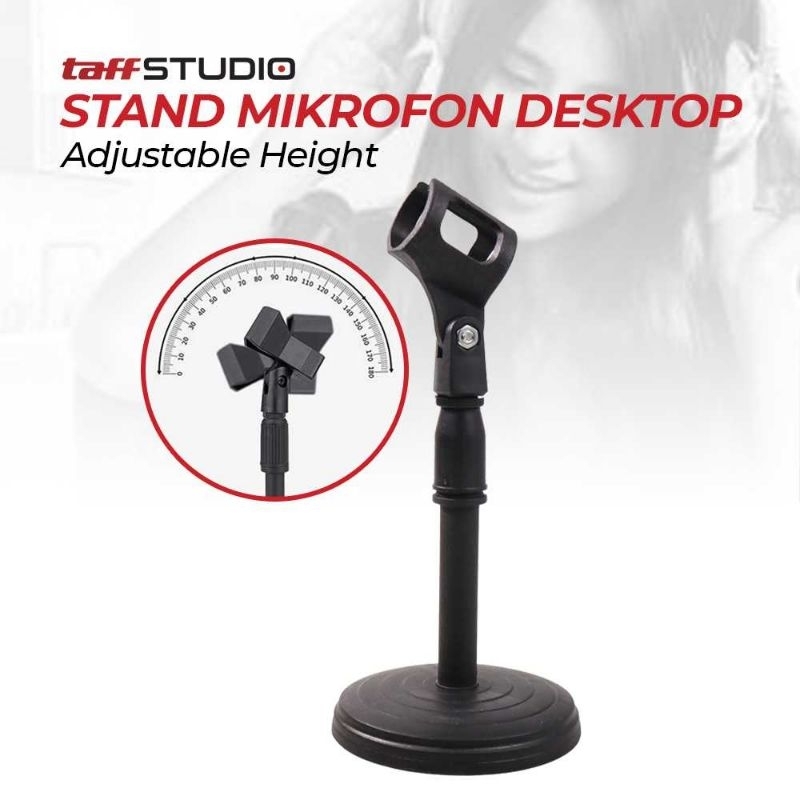 Stand Mic Mikrofon Holder Stan Mic Desktop Meja komputer