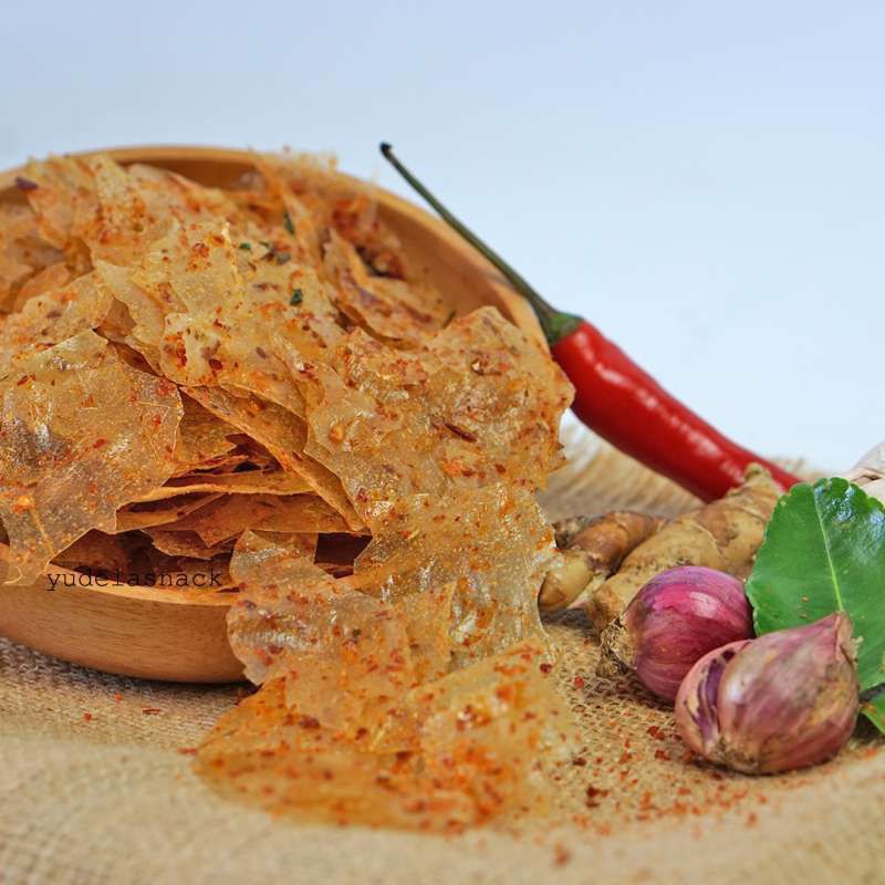 

kripik kaca extrapedas kemasan 1kg aroma daun jeruk