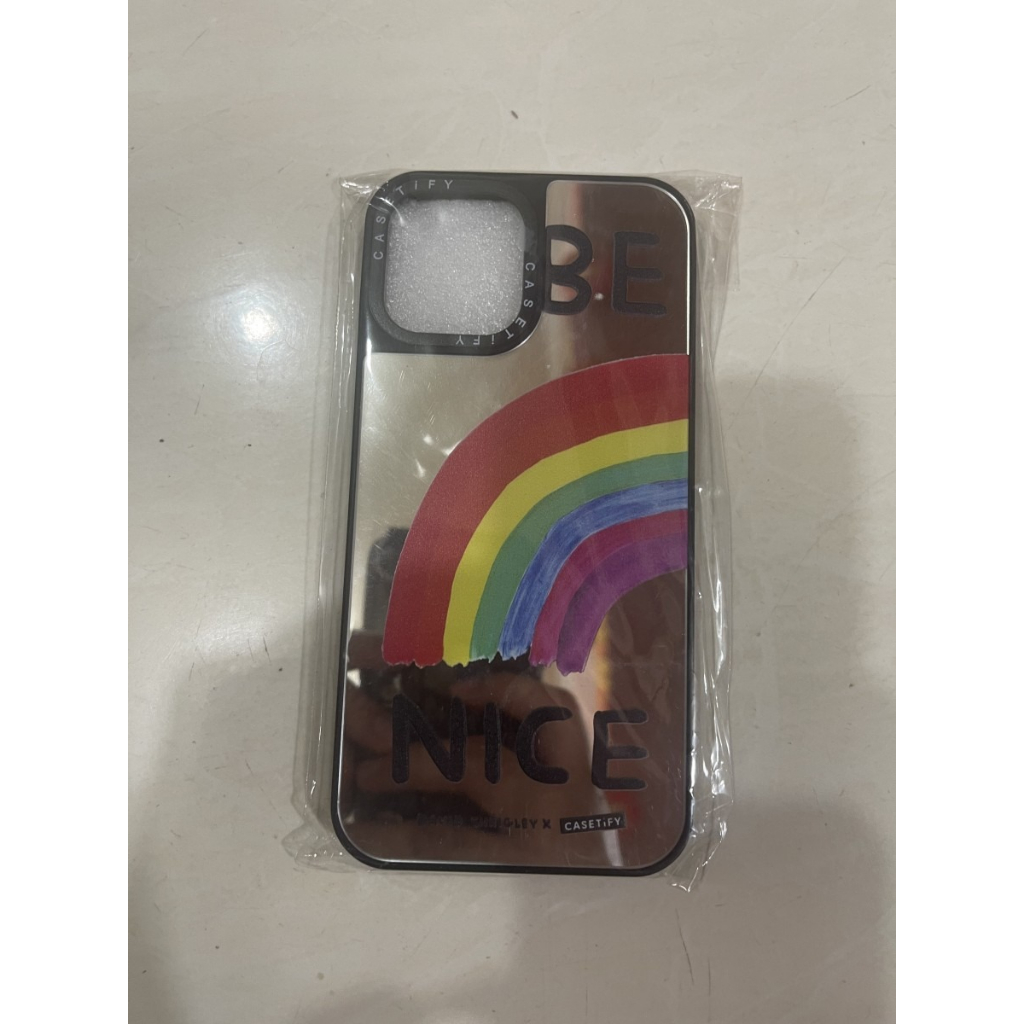Case Casing Casetify Iphone 12 Pro max Rainbow Pelangi Soft Case