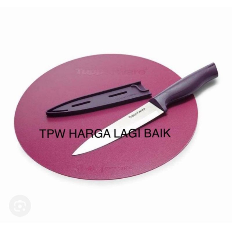 Kitchen knife tupperware + board tupperware / pisau tupperware / telenan tupperware