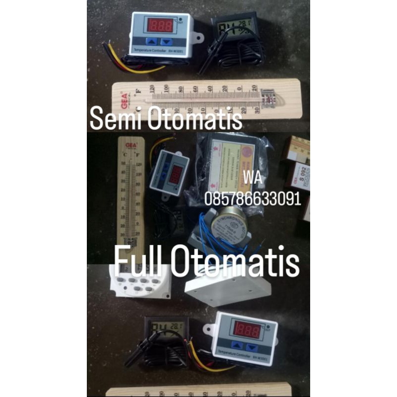 paket lengkap full otomatis alat penetas telur