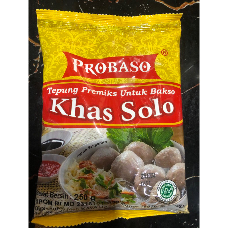 

Probaso Tepung Premiks bakso Khas Solo