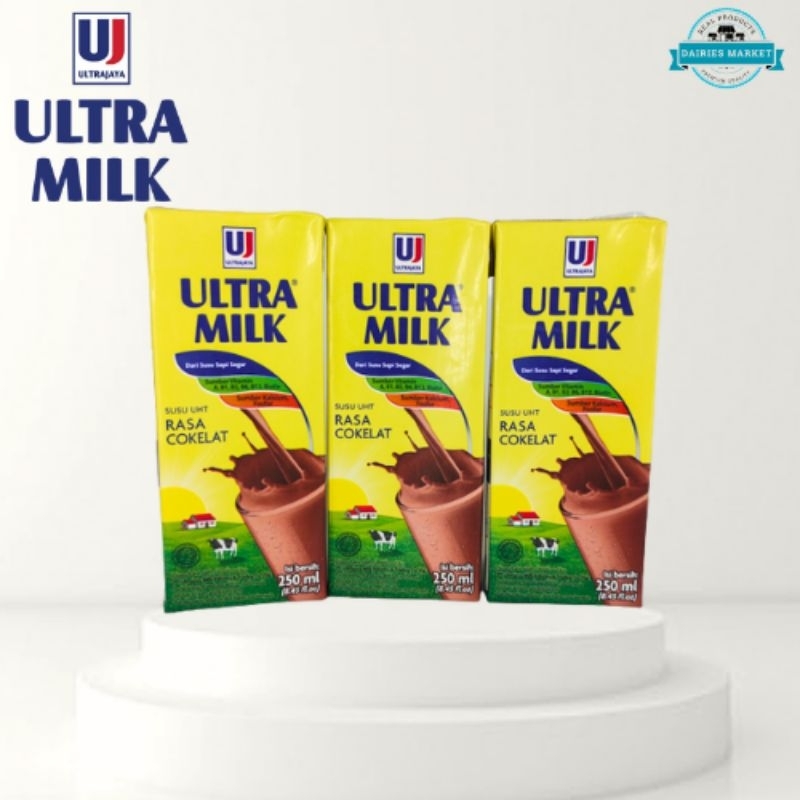 

Ultra Milk susu UHT 250ml Cokelat