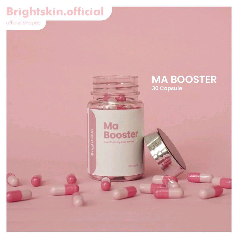 OBAT PENCERAH KULIT MA BOOSTER ASLI 100% ORIGINAL WHITENING CAPSULE OBAT PEMUTIH BADAN PERMANEN BPOM